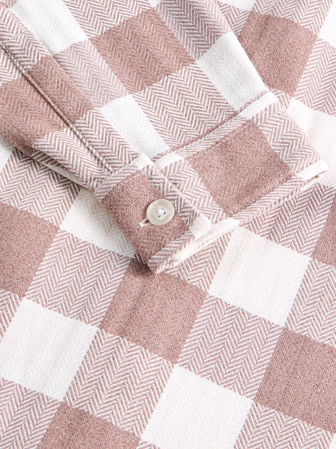 Cream Flannel Overshirt