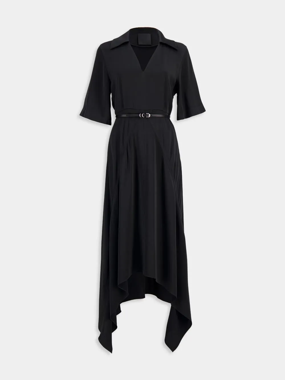 Crepe and Satin Voyou Dress
