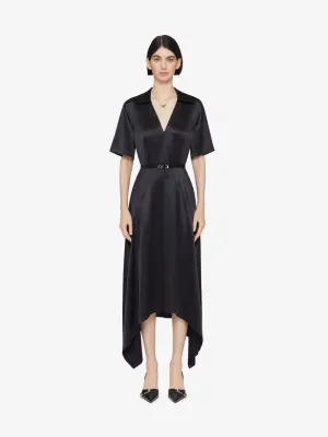 Crepe and Satin Voyou Dress