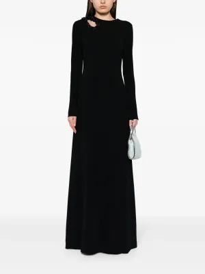 Crystal-Embellished Maxi Dress