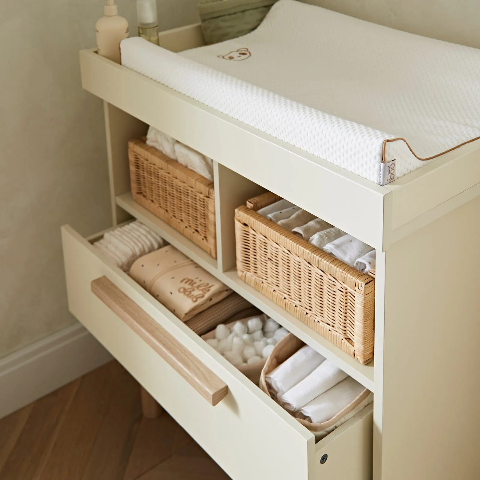 CuddleCo Harper 2pc Furniture Set - Cream