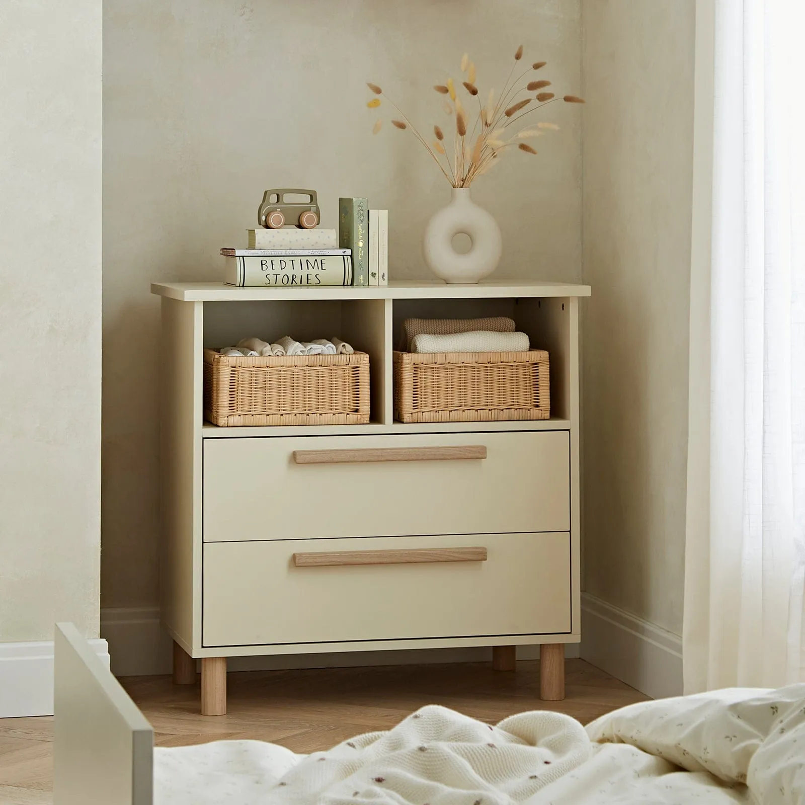 CuddleCo Harper 2pc Furniture Set - Cream