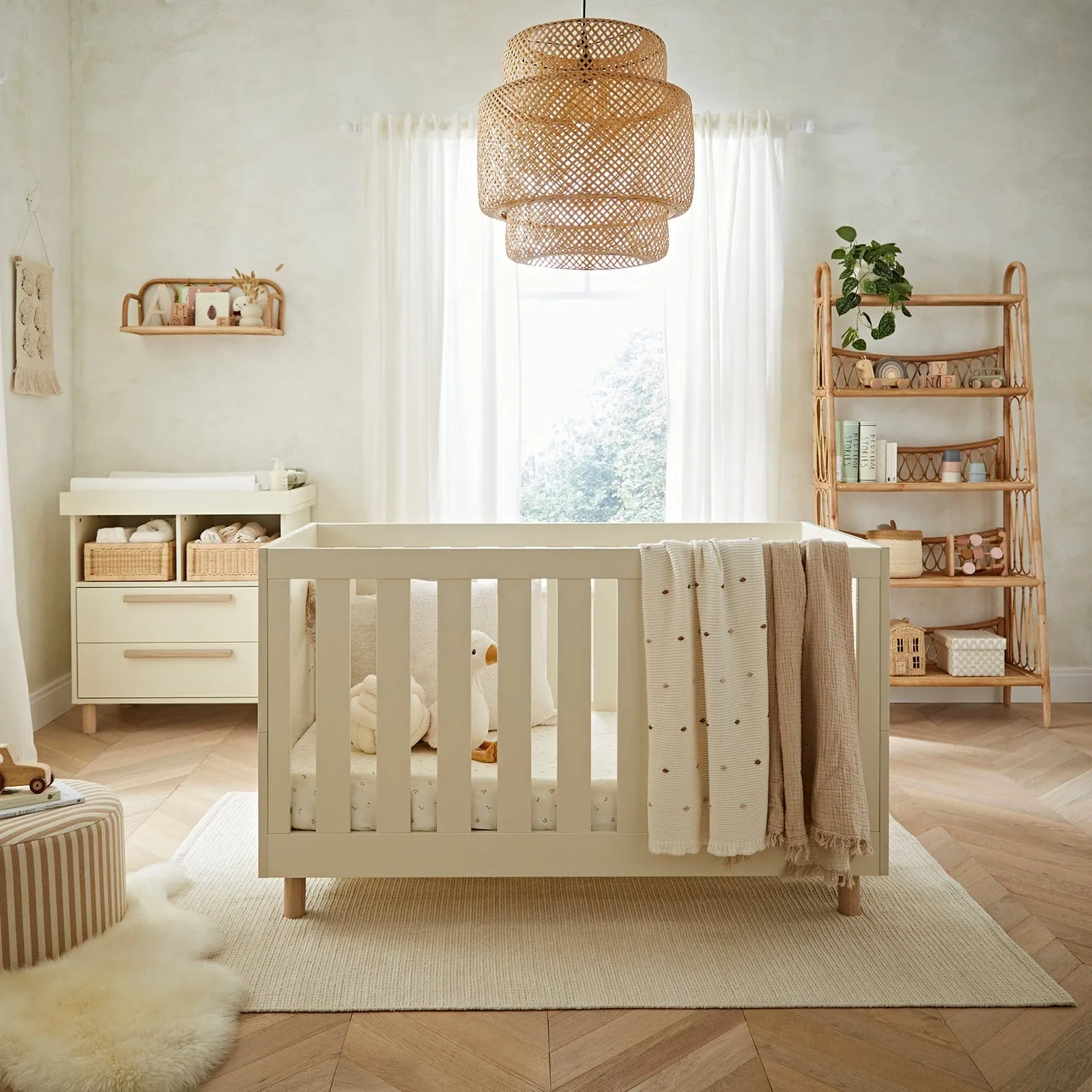 CuddleCo Harper 2pc Furniture Set - Cream