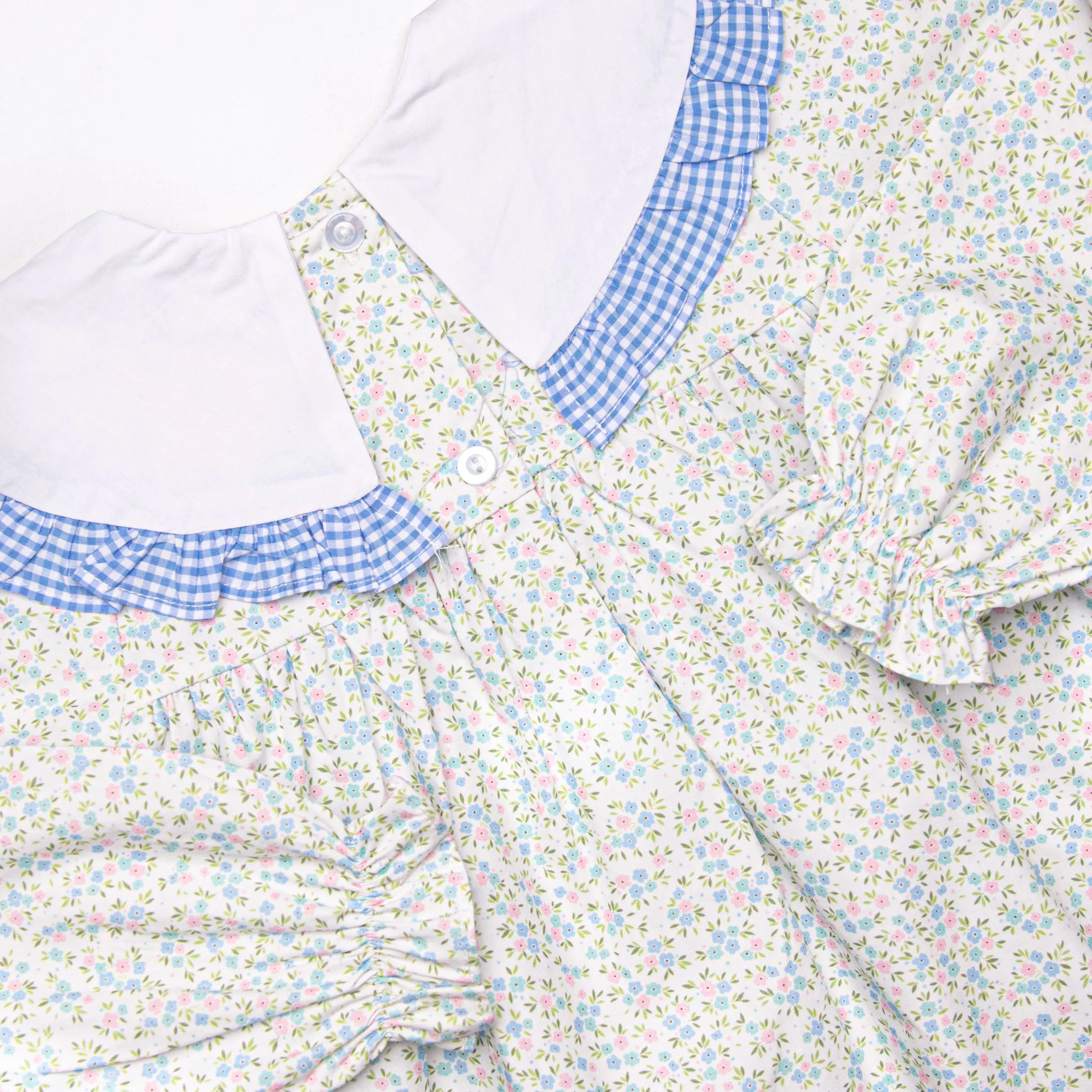 Days of Blue Blooms Legging Set, Blue