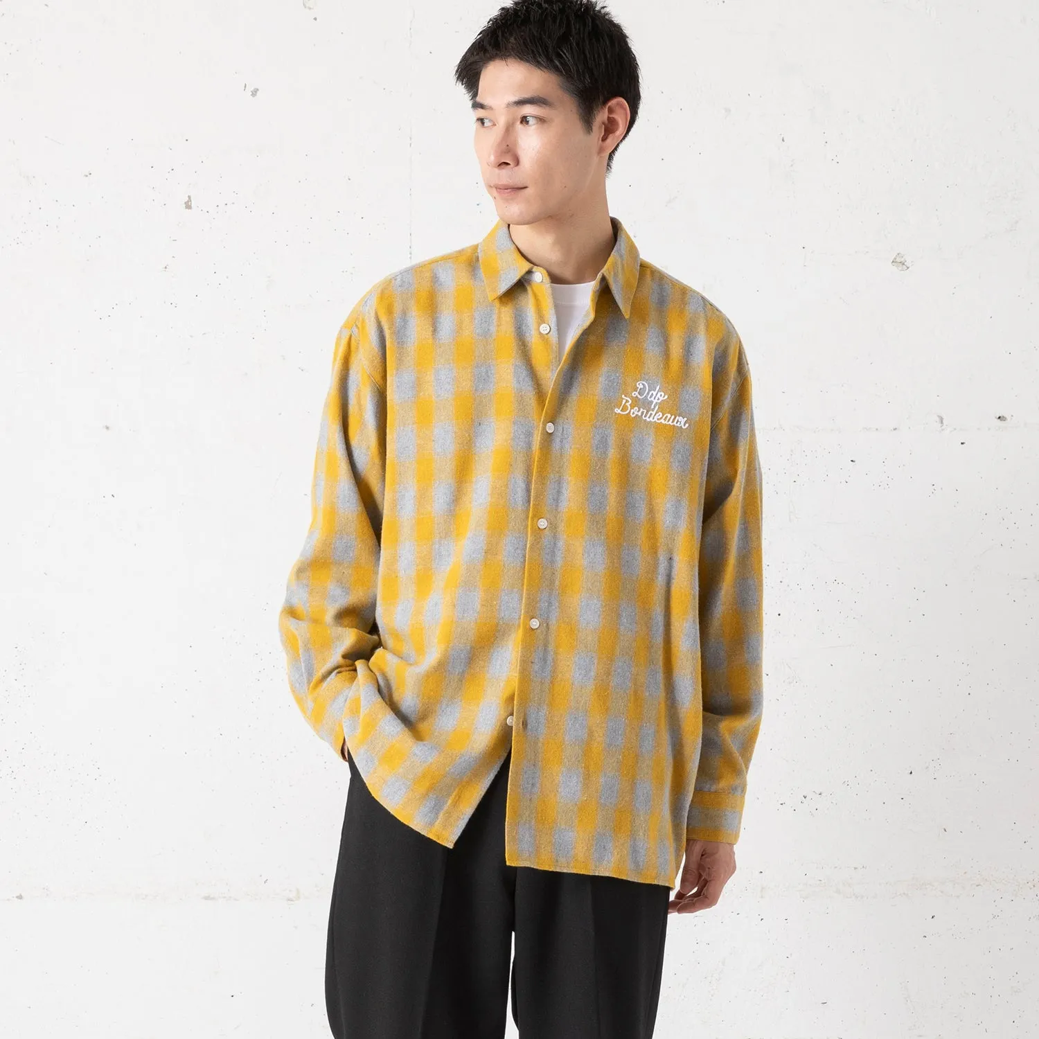 ddp | ディーディーピー　CHAIN STITCH FLANNEL SHIRTS