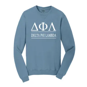 Delta Phi Lambda Vintage Color Crewneck Sweatshirt