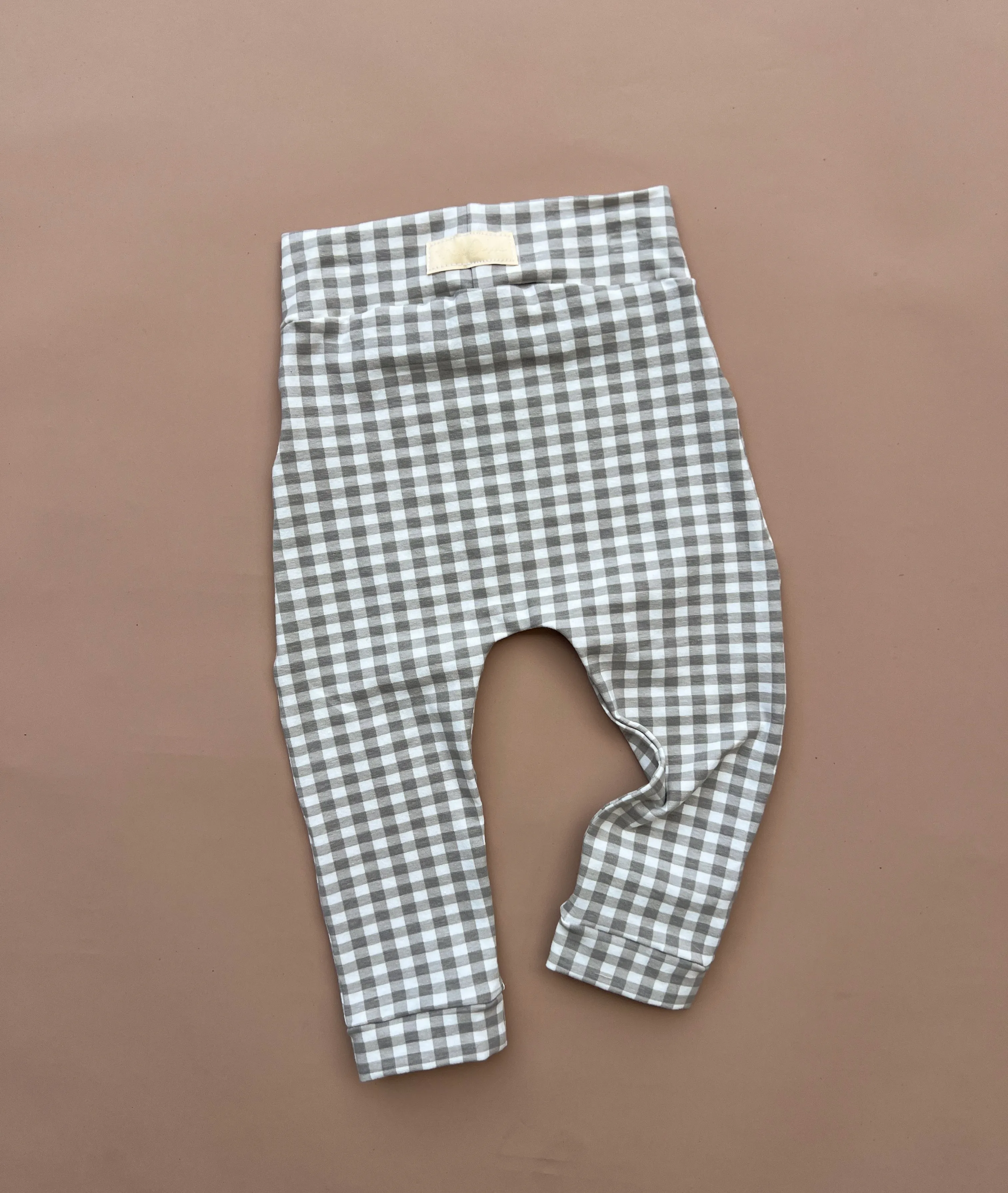 Easy Leggings - Grey Gingham