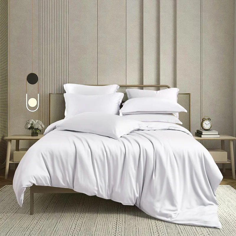 Eliott White Fitted Sheet Set 100% Bamboo