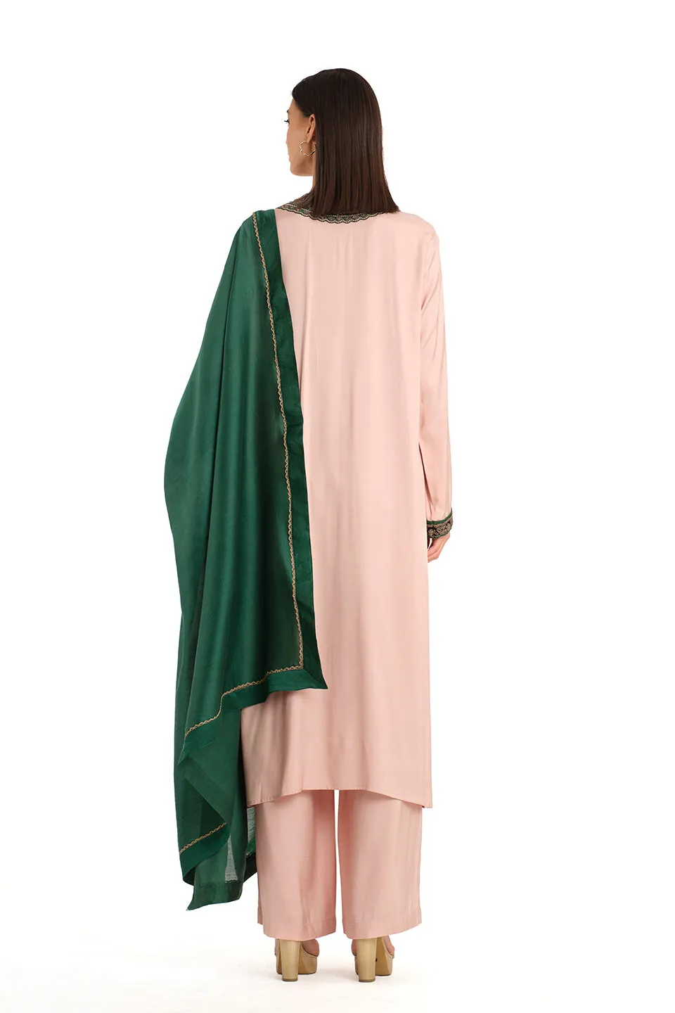 Embroidered tunic set