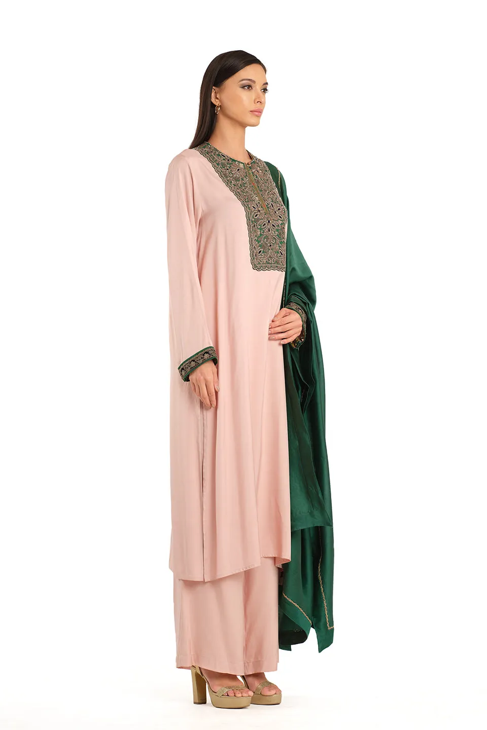 Embroidered tunic set