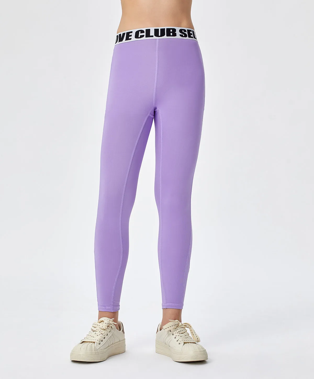 Energized Junior Digital Daydream Leggings with Slogan Elastic Band