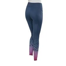 Equiline Carrie Knee Grip Leggings Navy