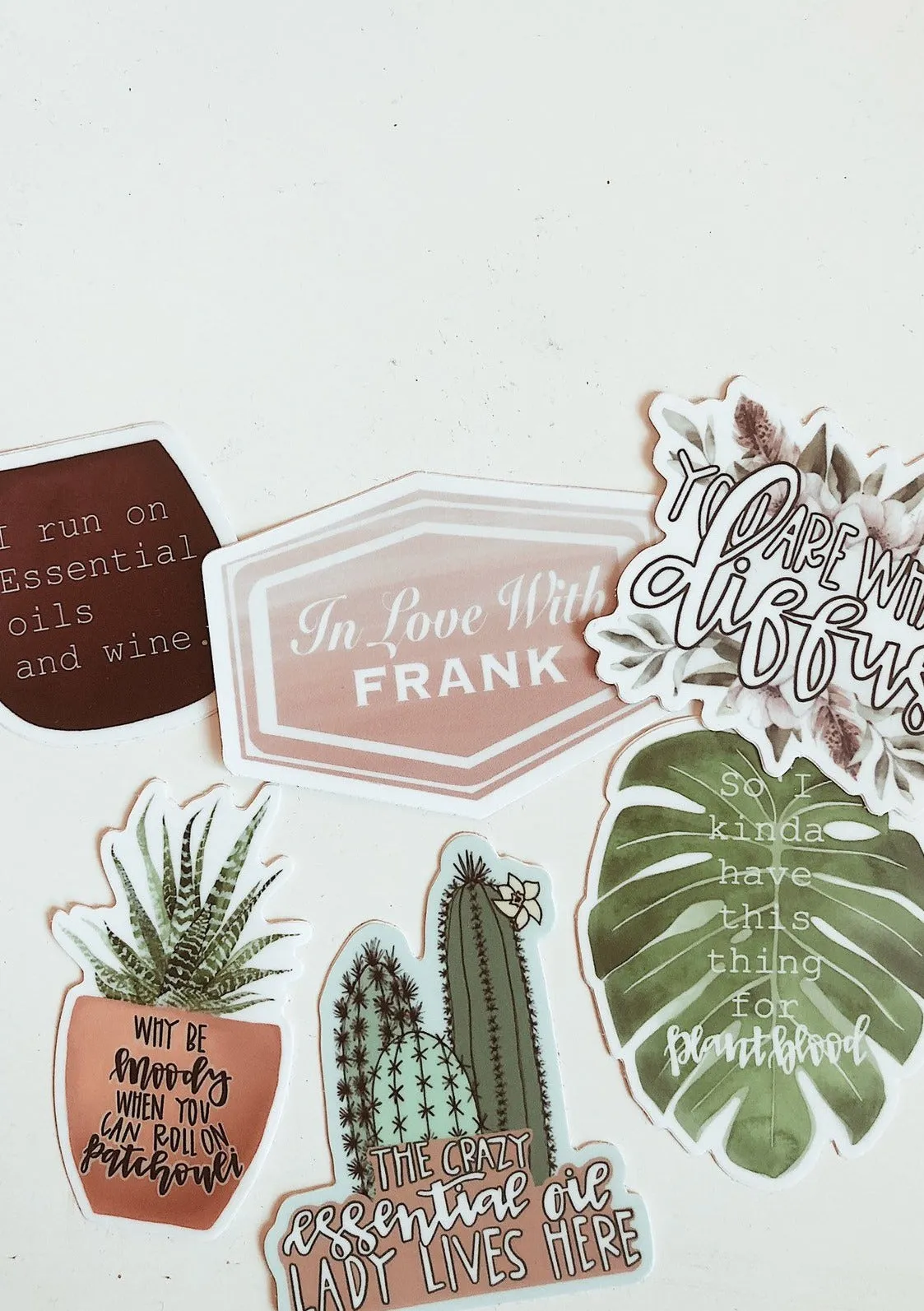 Essential Oil Sayings Vinyl Stickers Waterproof and Scratch Resistant