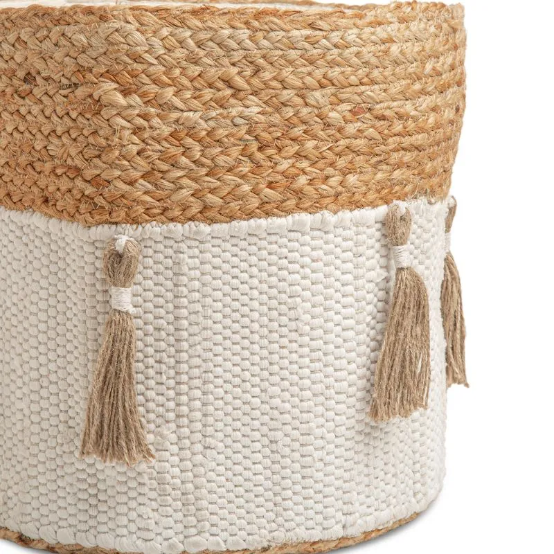 Ezra Cotton   Jute Storage Bin