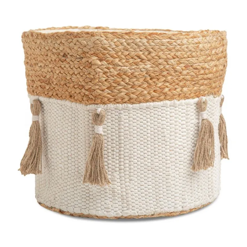 Ezra Cotton   Jute Storage Bin