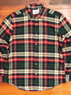 Fantos Button-Up Shirt in Green