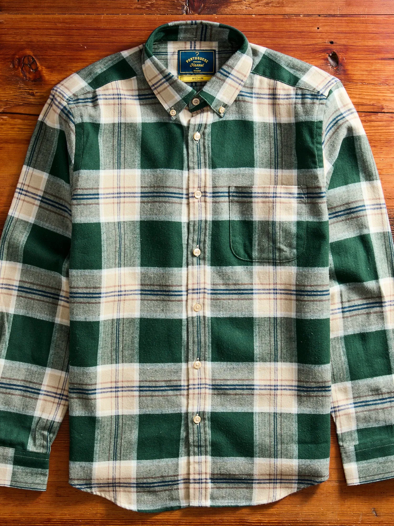 Fence Button-Up Shirt in Pine