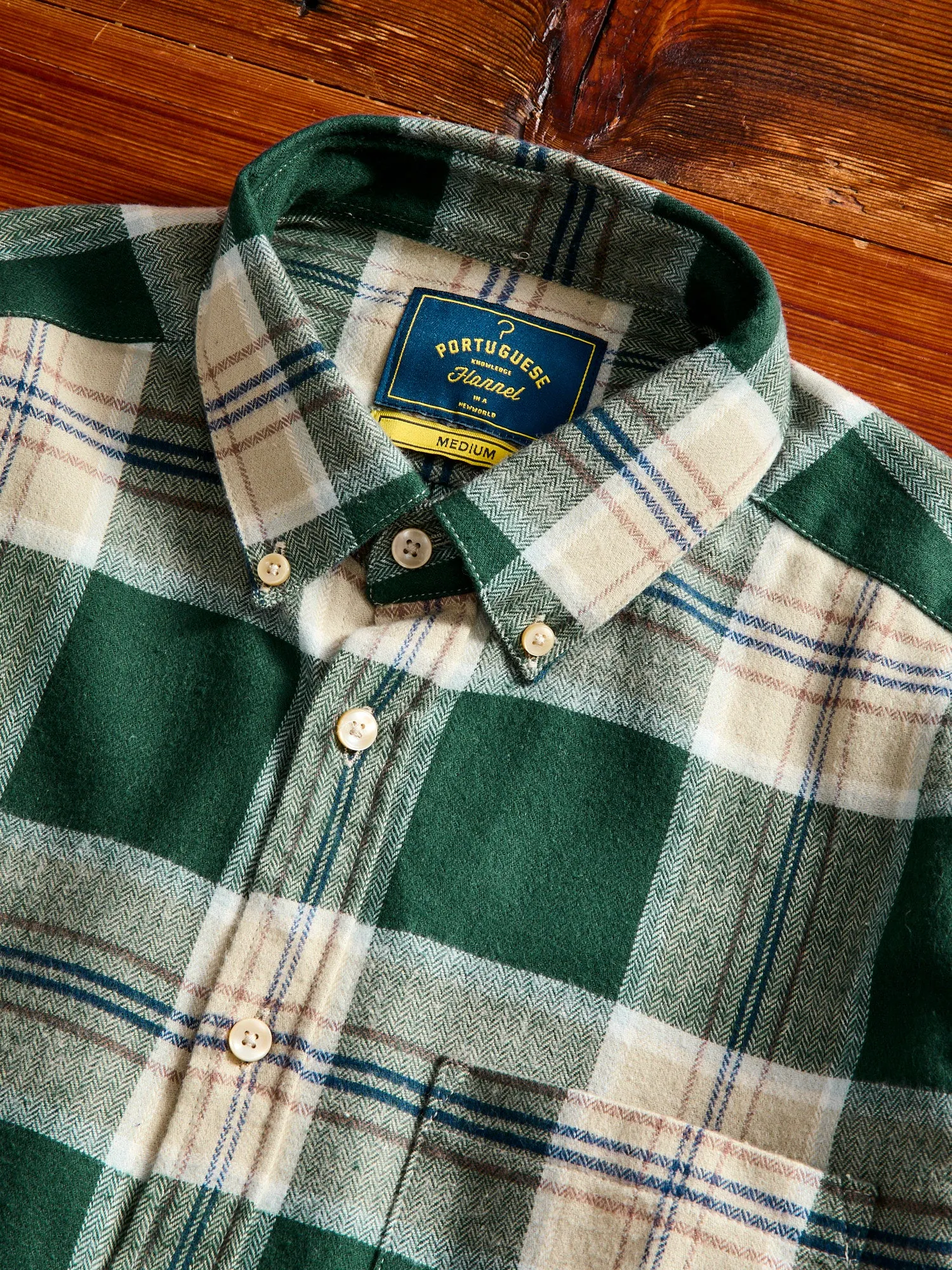 Fence Button-Up Shirt in Pine