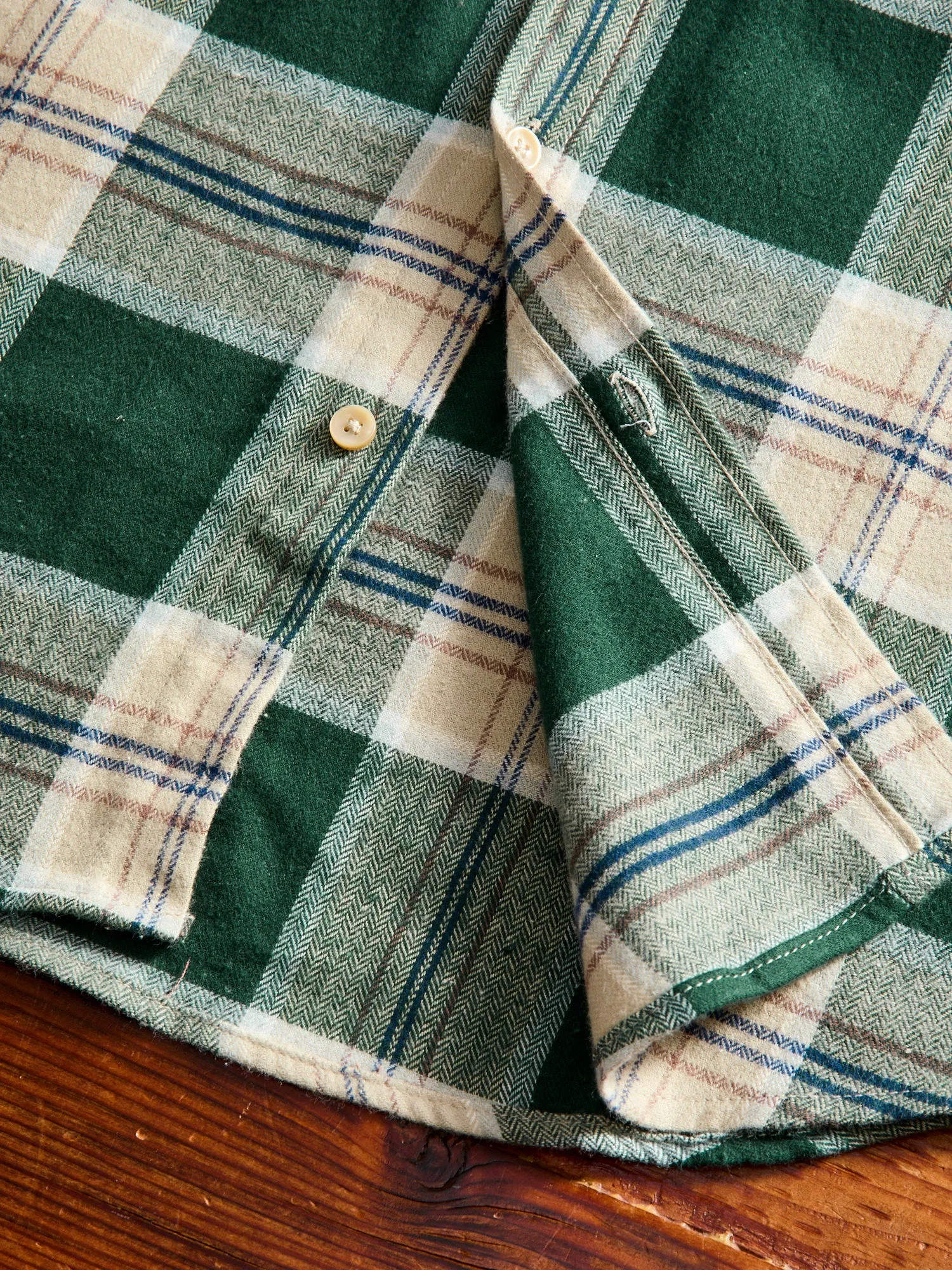 Fence Button-Up Shirt in Pine