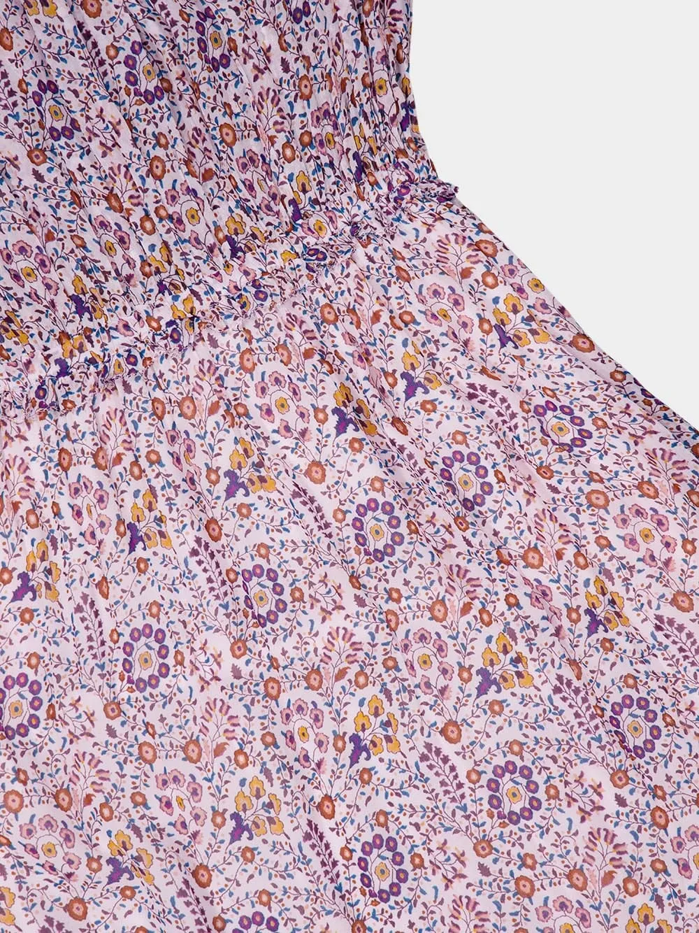 Floral-Print Crepe Midi Dress