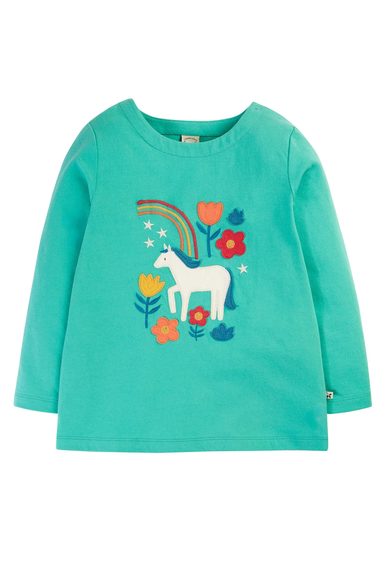 Frugi Anna Applique Long Sleeve Horse- Organic Cotton-Children's Clothing