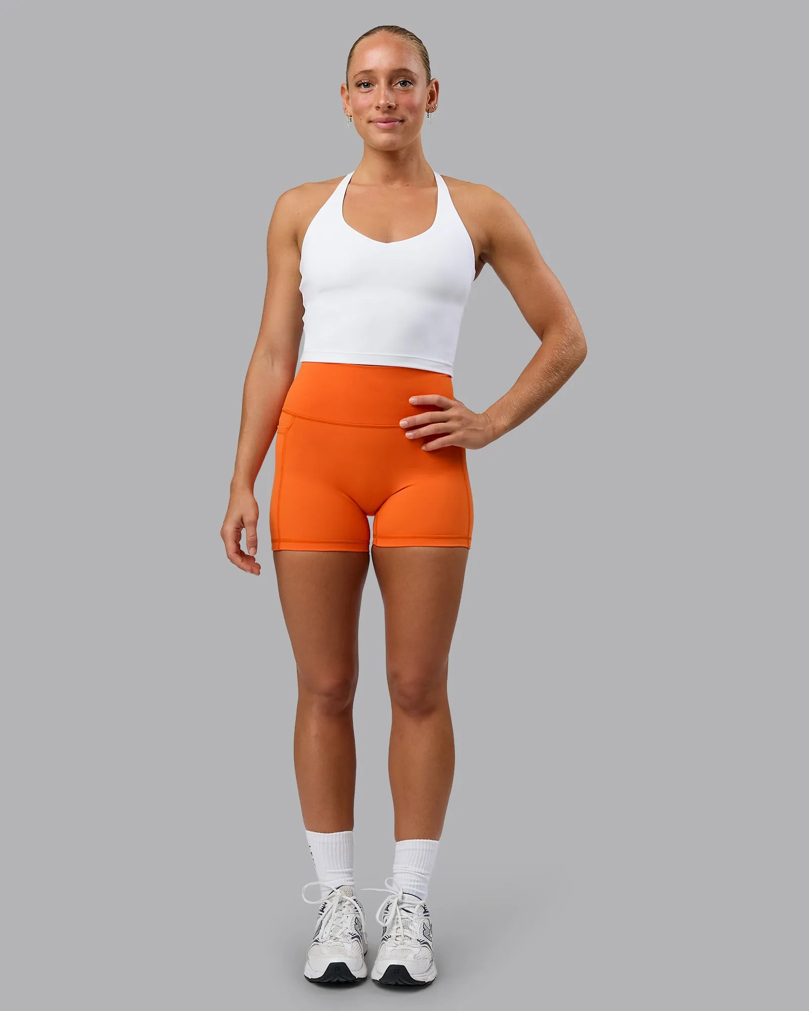 Fusion X-Short Tight With Pockets - Mandarin