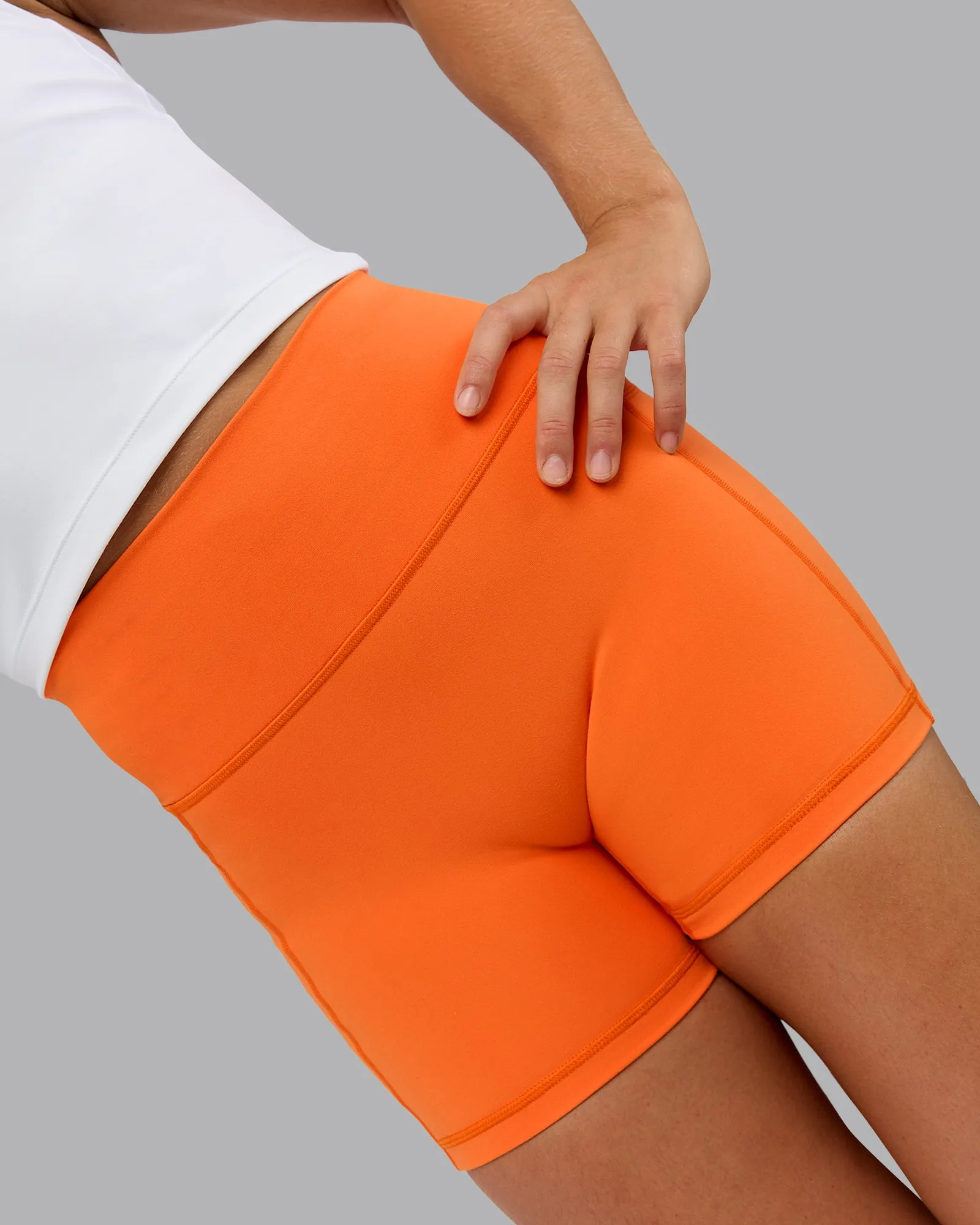 Fusion X-Short Tight With Pockets - Mandarin