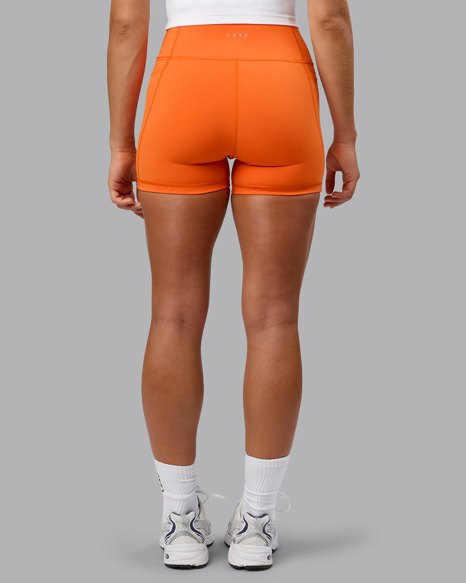 Fusion X-Short Tight With Pockets - Mandarin