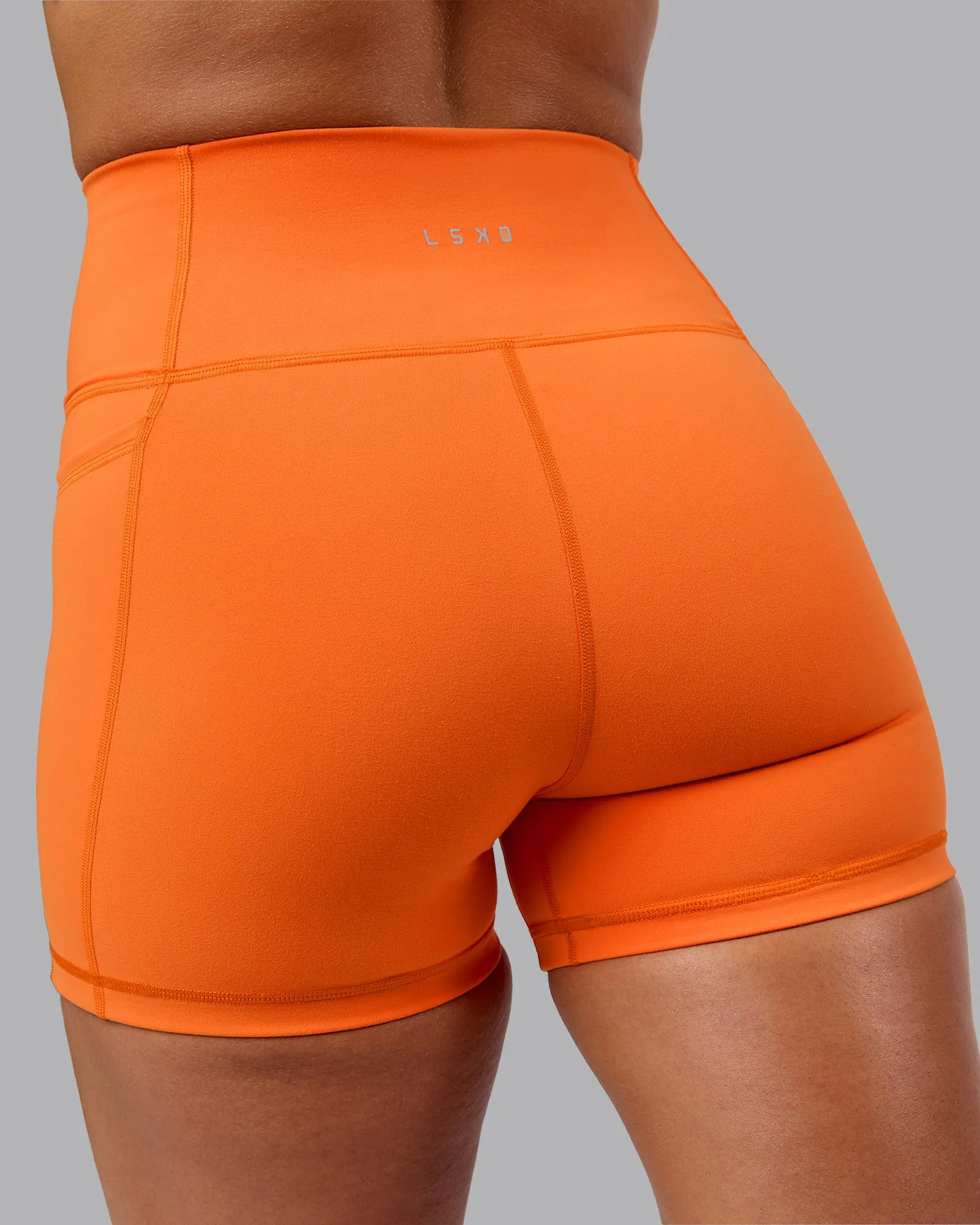 Fusion X-Short Tight With Pockets - Mandarin