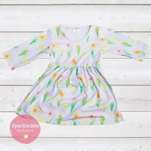 Fuzzy Flower Friends Dress