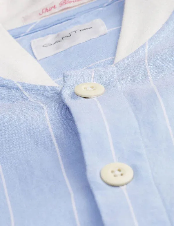 GANT Men's  Sea Blue Windblown Oxford Shirt Blouson 348080 Size Medium NWT