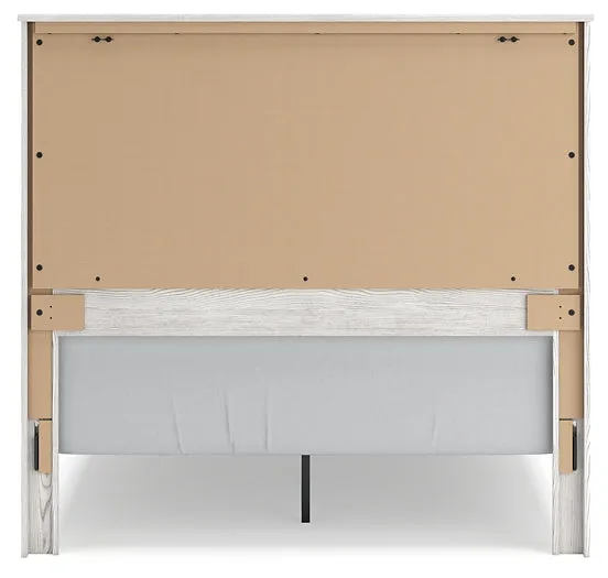 Gerridan Queen Panel Bed with Mirrored Dresser, Chest and Nightstand