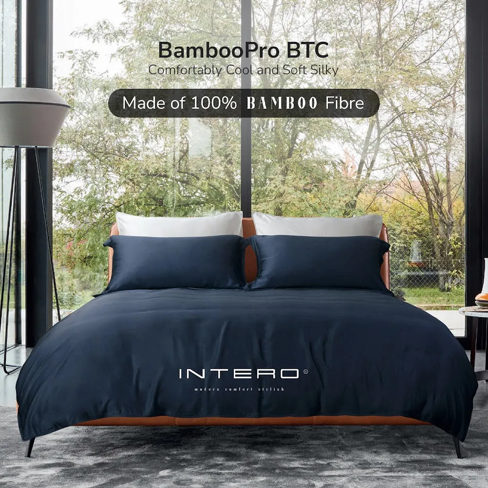 Grace 6.0 Premium Bamboo Bedsheet | Fitted set  - Midnight Blu
