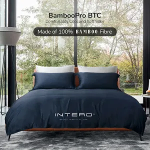 Grace 6.0 Premium Bamboo Bedsheet | Fitted set  - Midnight Blu