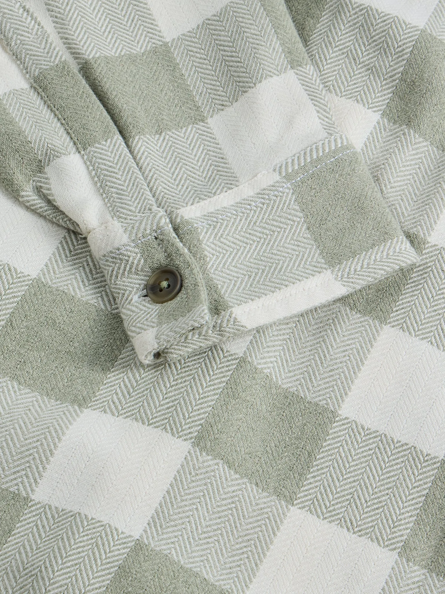 Green Flannel Overshirt