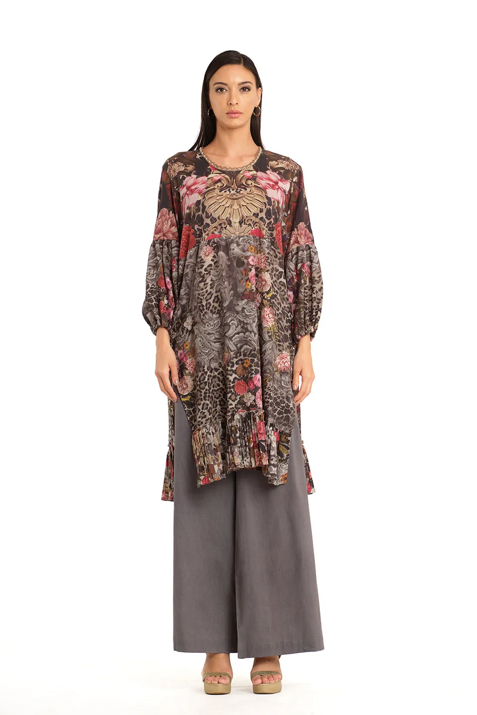 Grey tunic set
