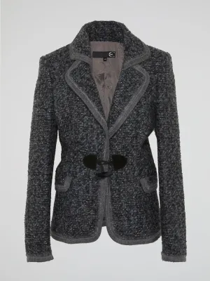 Grey Tweed Blazer