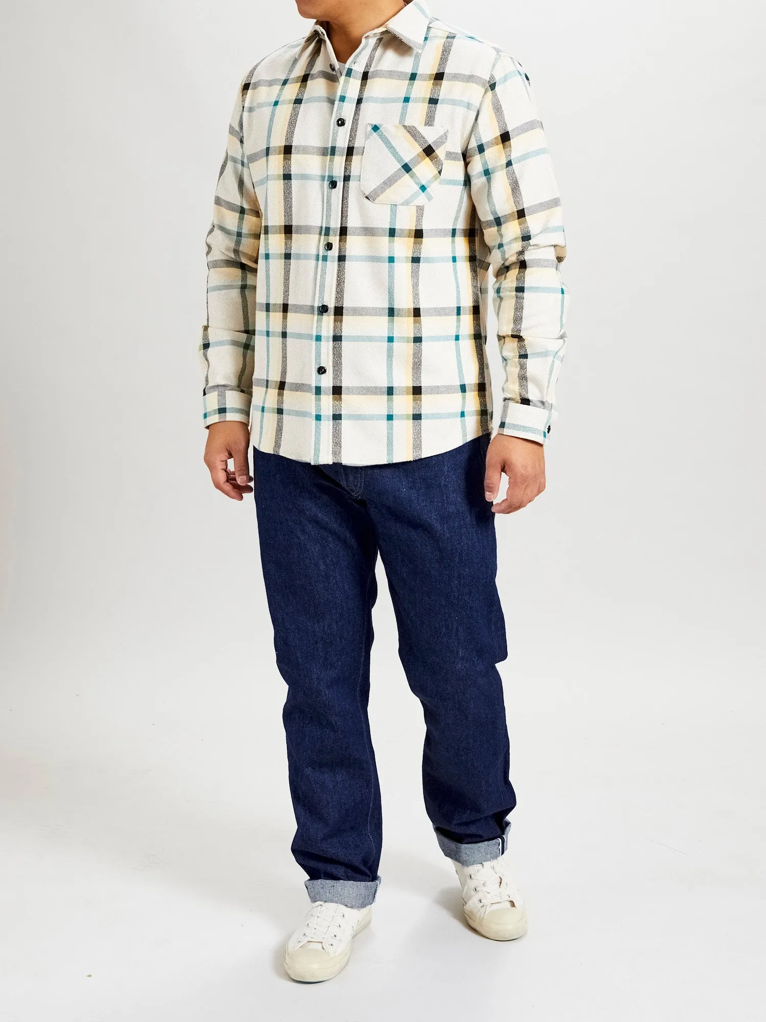 Hard Rude Button-Up Shirt in Natural
