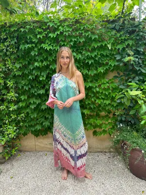 Havana Silk One Shoulder Dress