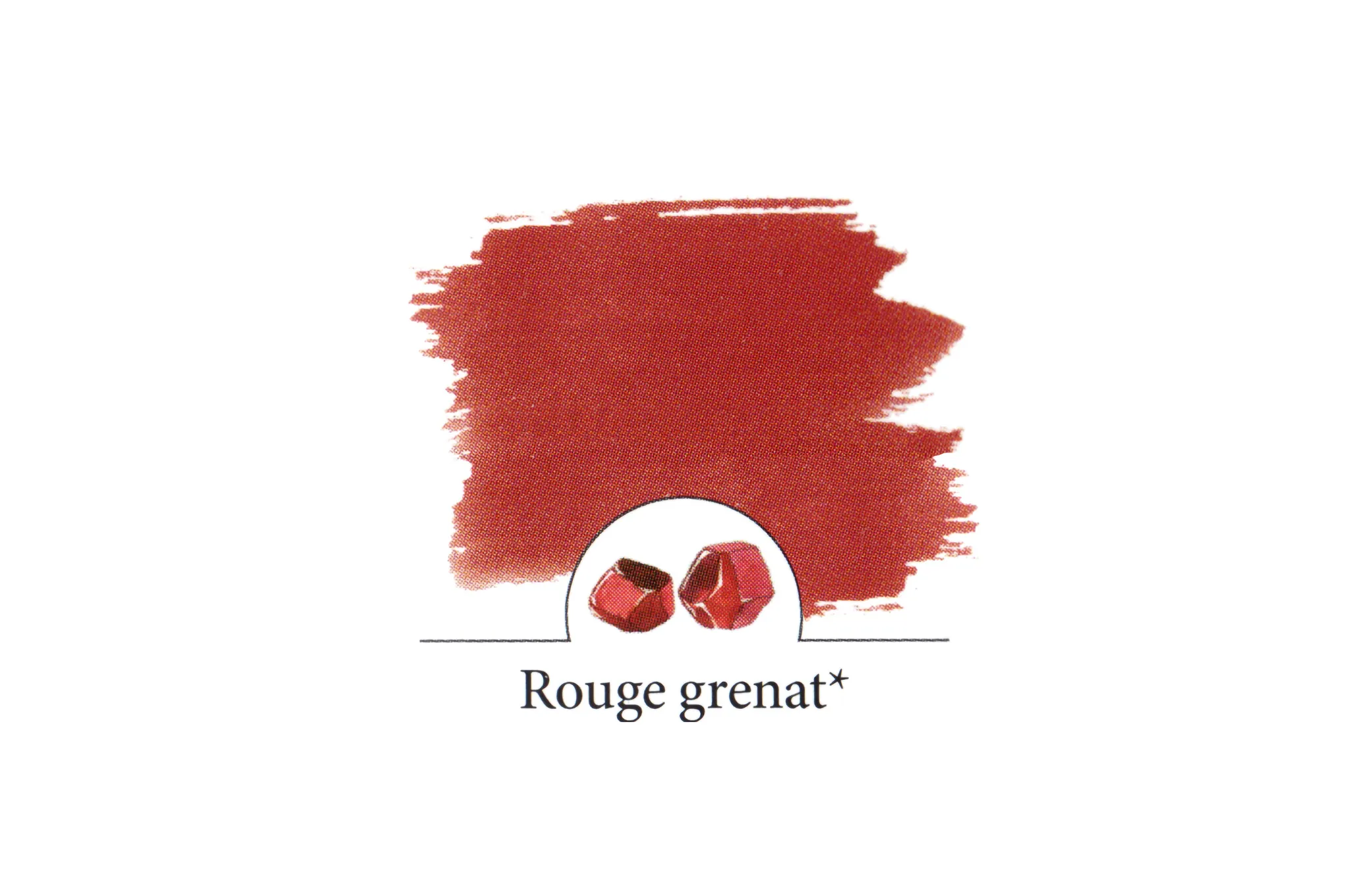 Herbin - Rouge Grenat 30ml Fountain Pen Ink