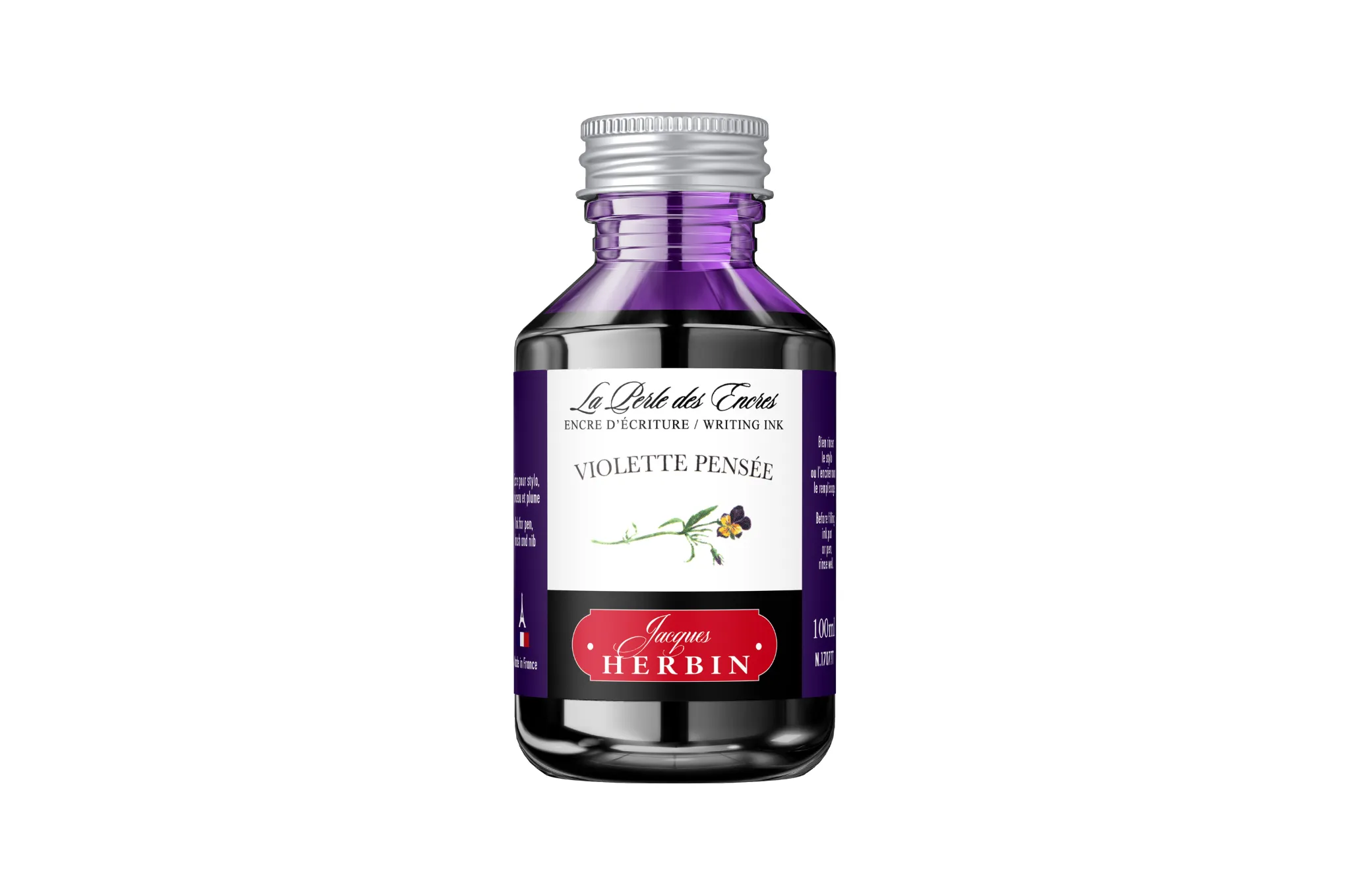 Herbin - Violette Pensee 100ml Fountain Pen Ink