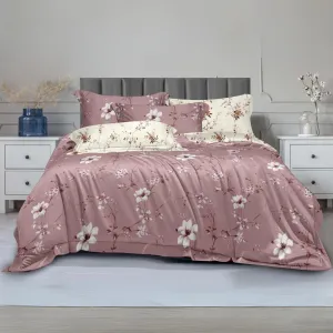 Hillcrest Comfy Lux Printed 988TC Fitted Sheet Set/Summer Blanket – Cintage