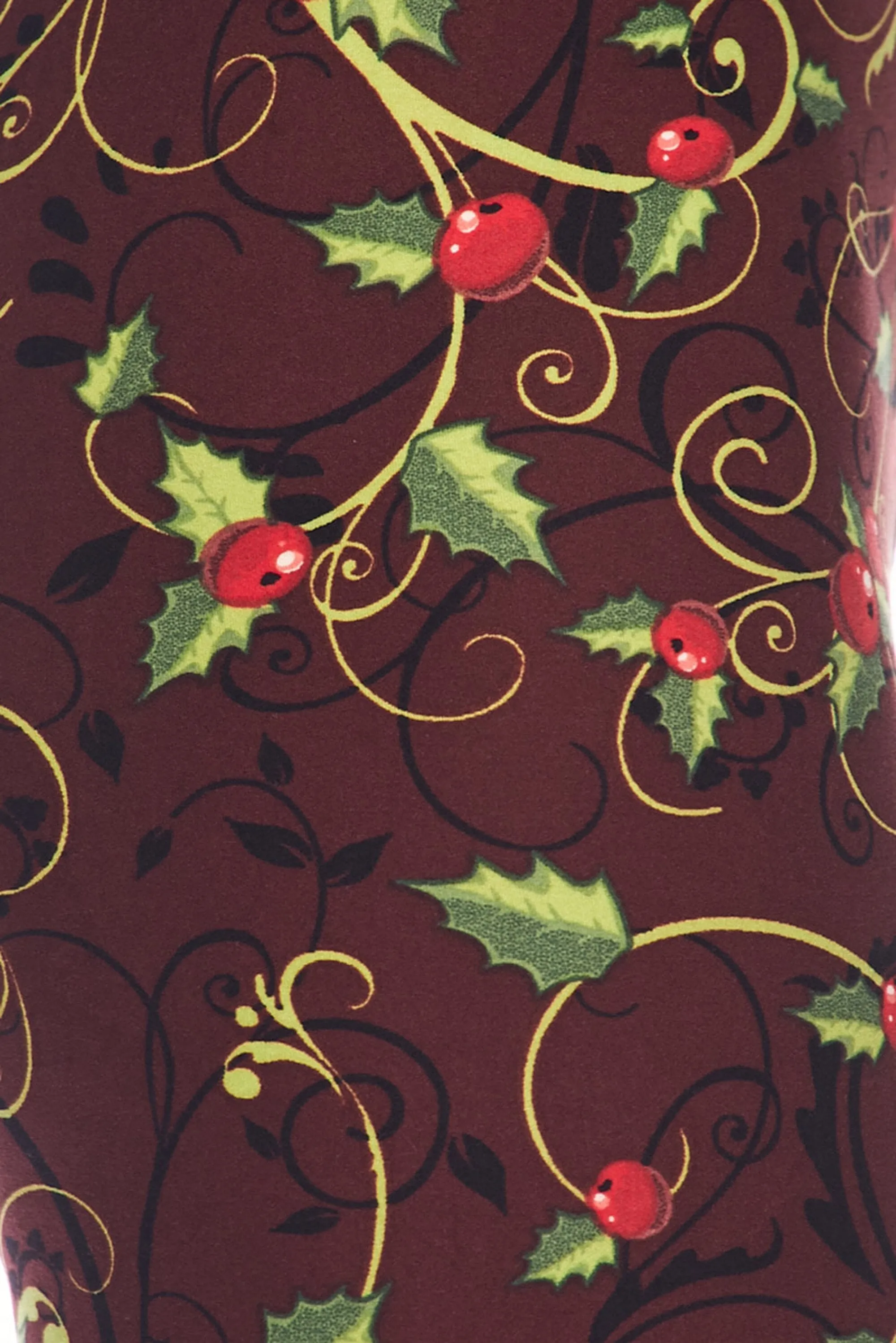 Holly Kids Christmas Leggings