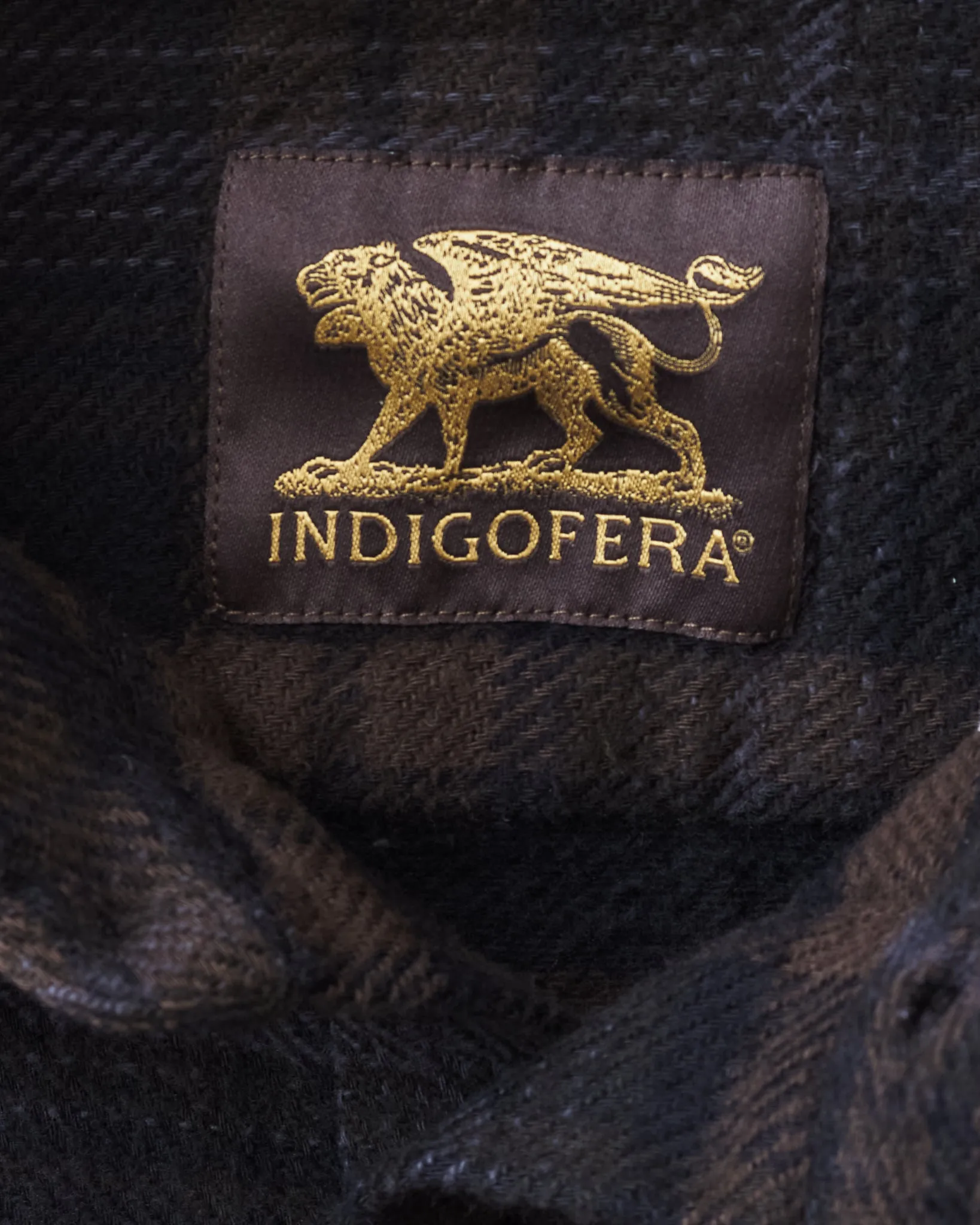Indigofera Bryson Flannel Check Black Overdyed