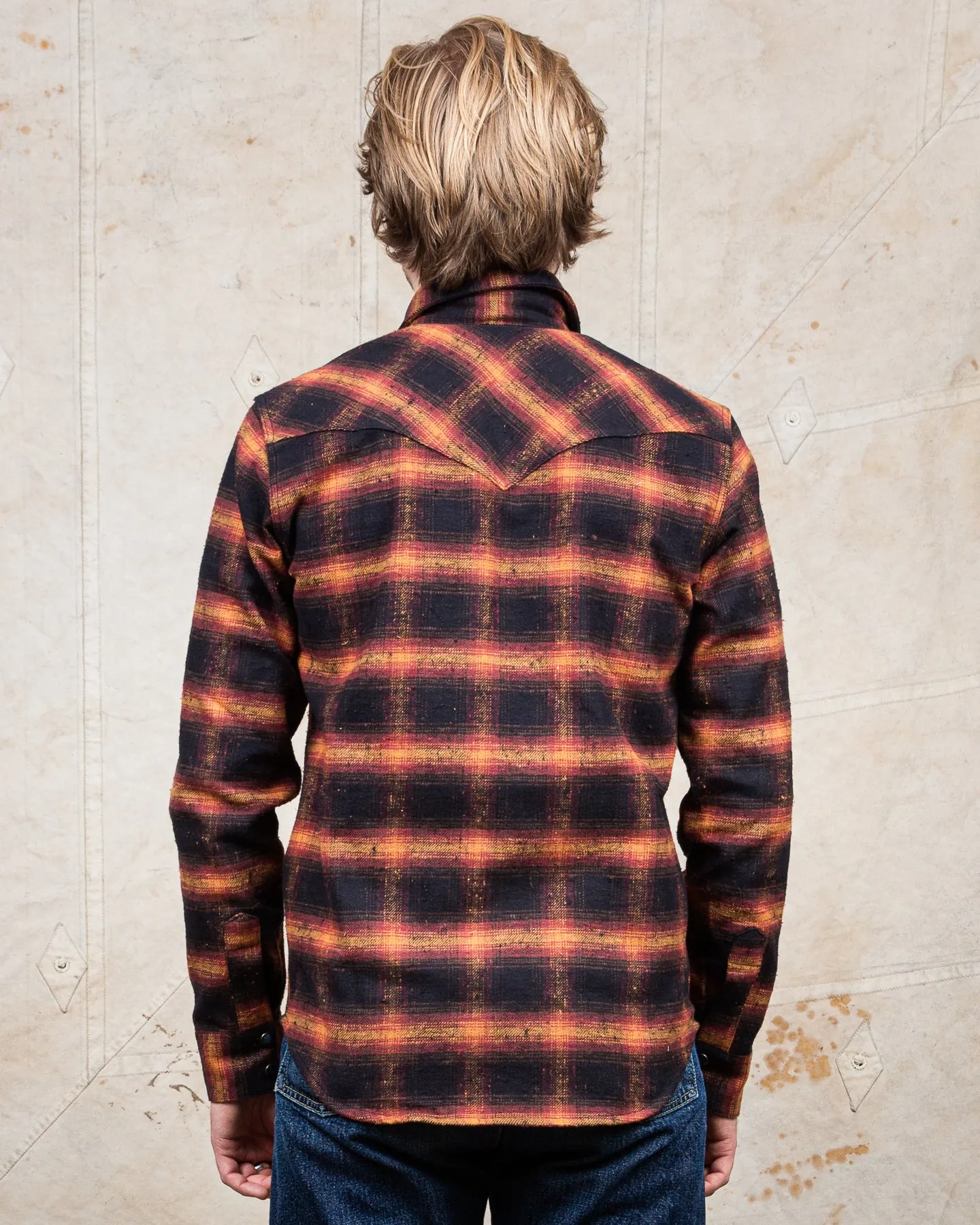 Indigofera Dawson Shirt Japanese Selvage Flannel Black / Brown / Burgundy / Beige