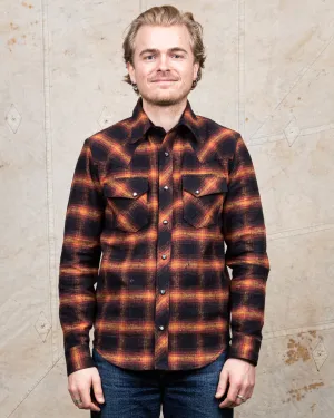 Indigofera Dawson Shirt Japanese Selvage Flannel Black / Brown / Burgundy / Beige