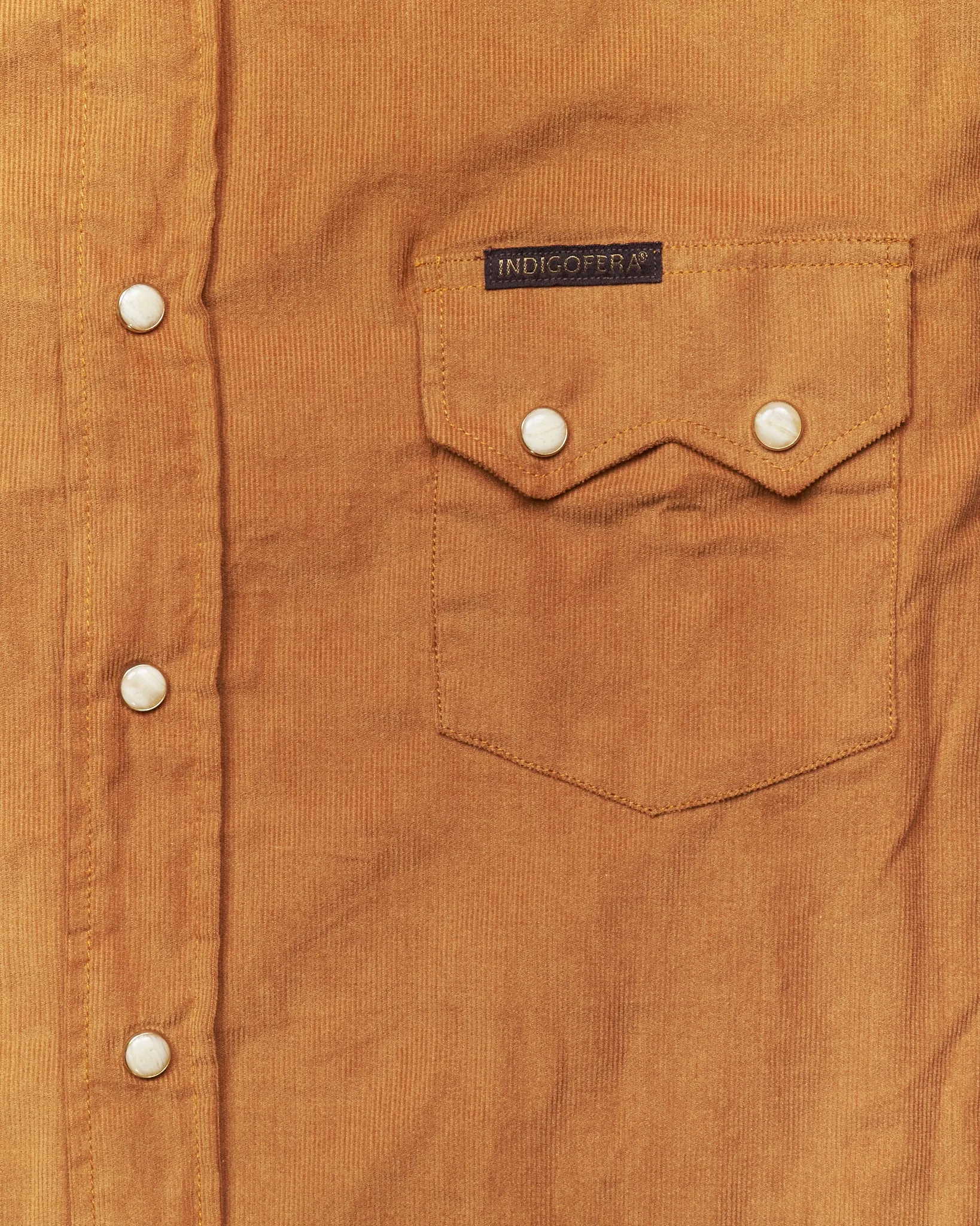 Indigofera Dollard Corduroy Shirt Beige