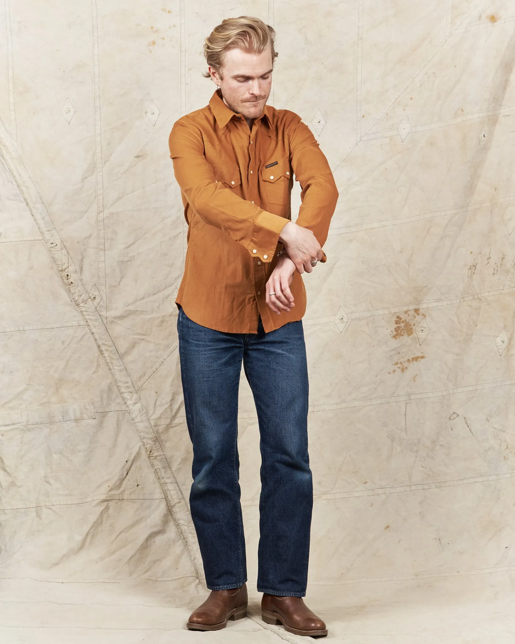 Indigofera Dollard Corduroy Shirt Beige