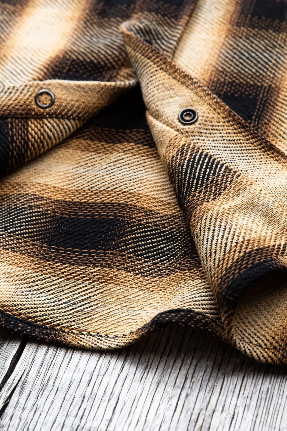 Indigofera Dollard Shirt Heavy Check Black / Gold