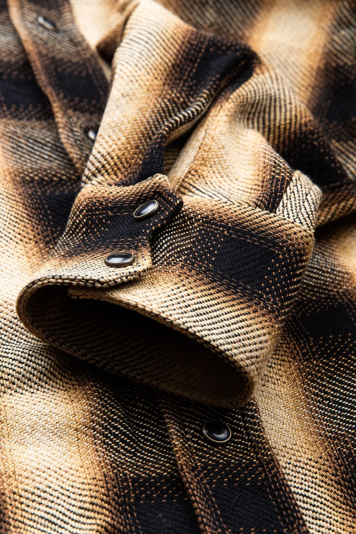 Indigofera Dollard Shirt Heavy Check Black / Gold
